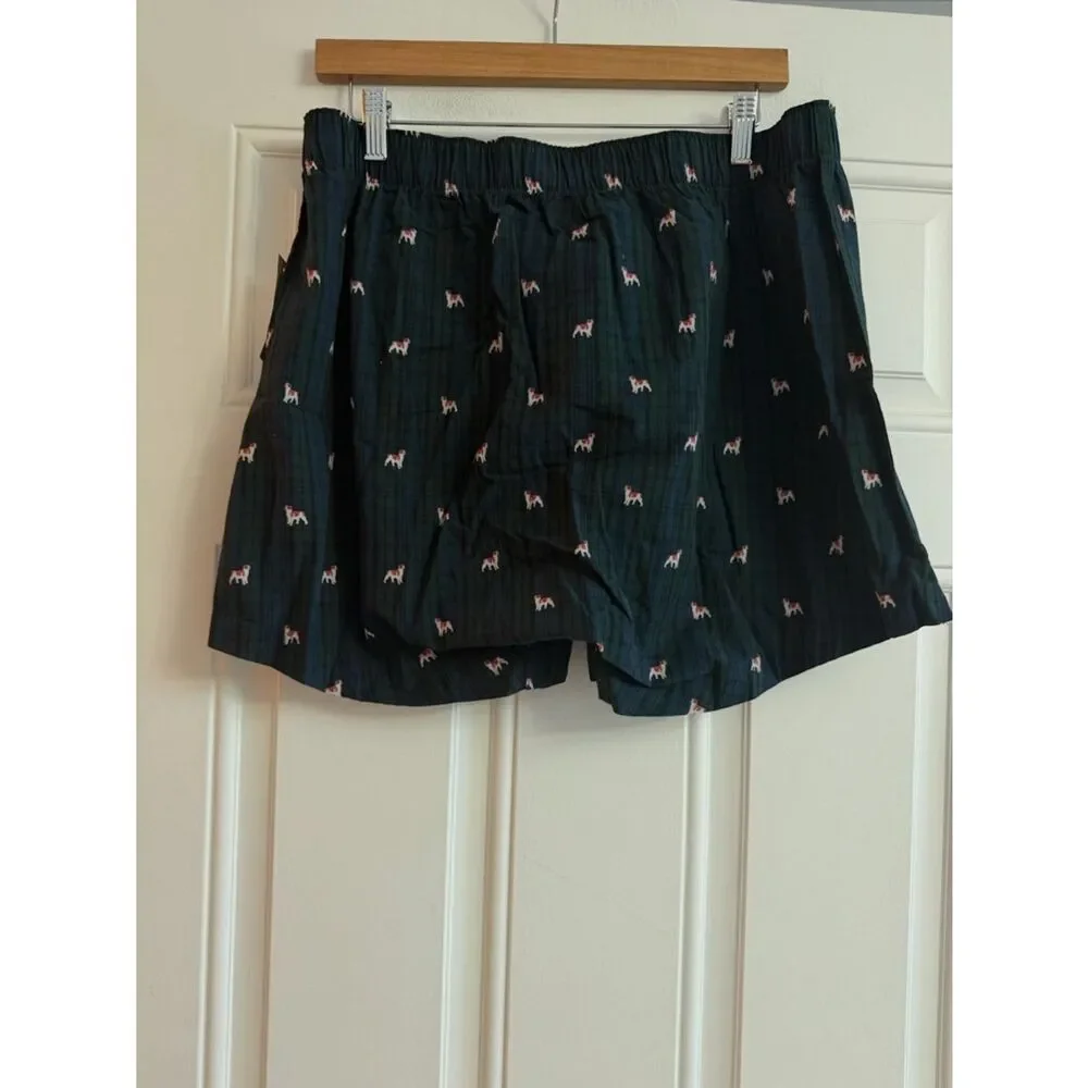 J.Crew Patterned boxers in cotton NWT Size L